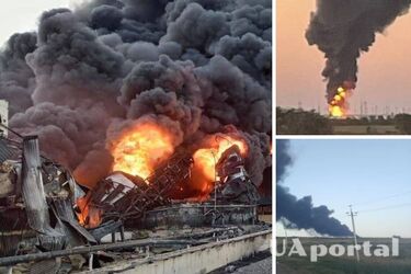Есть угроза взрыва цистерн с керосином: дроны повторно атаковали нефтебазу на Ростовщине, которая горит уже 6-й день (видео)