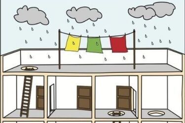 A puzzle that went viral on the Internet: only the smartest will find their way to the terrace in 5 seconds