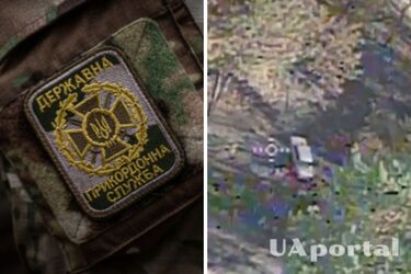 Пограничники феерически уничтожили два автомобиля оккупантов на Запорожском направлении (видео)