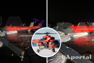 На росії двоє школярів спалили гелікоптер Мі-8 вартістю близько 14 млн доларів (фото)
