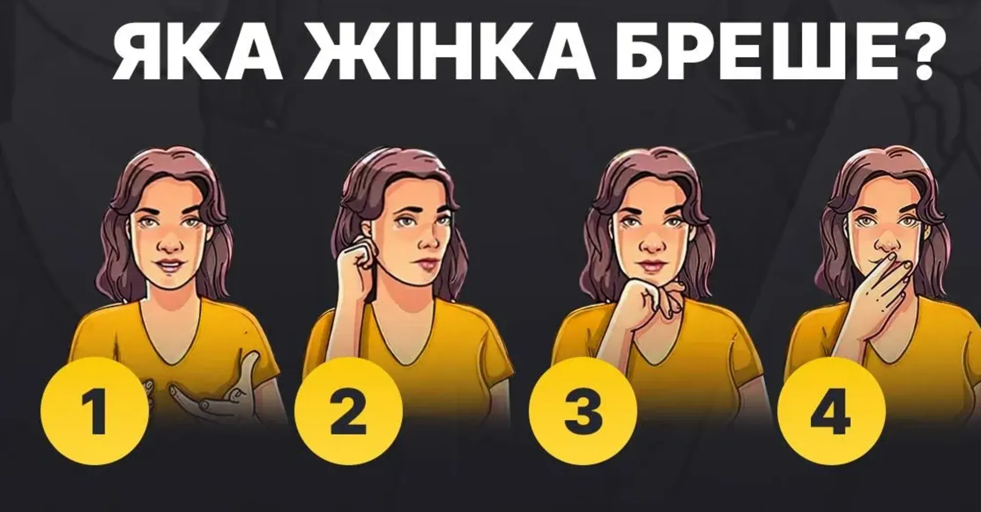 Тест на уважність: визначте, наскільки ви розбираєтесь в людях 