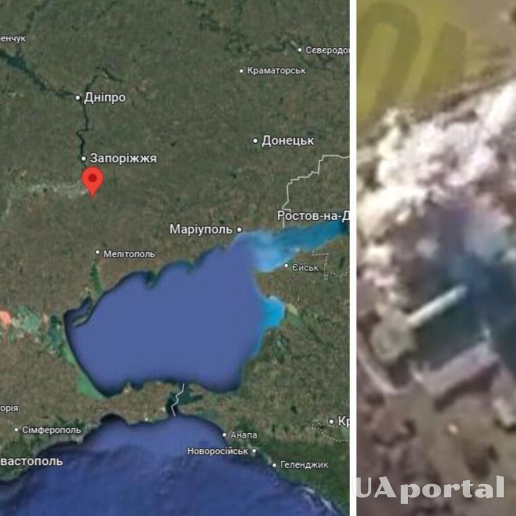 На Запорожском направлении Воздушные силы с JDAM уничтожили пункт связи оккупантов: видео атаки