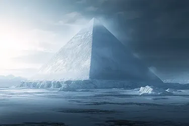 An amazing symmetrical 'pyramid' was discovered in Antarctica, which gave rise to many conspiracy theories (photo)