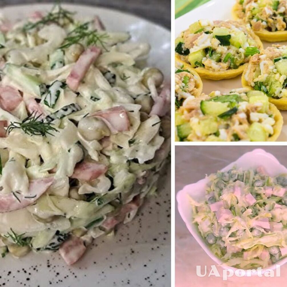 Забудете про 'олівʼє': легкий та простий салат в тарталетках