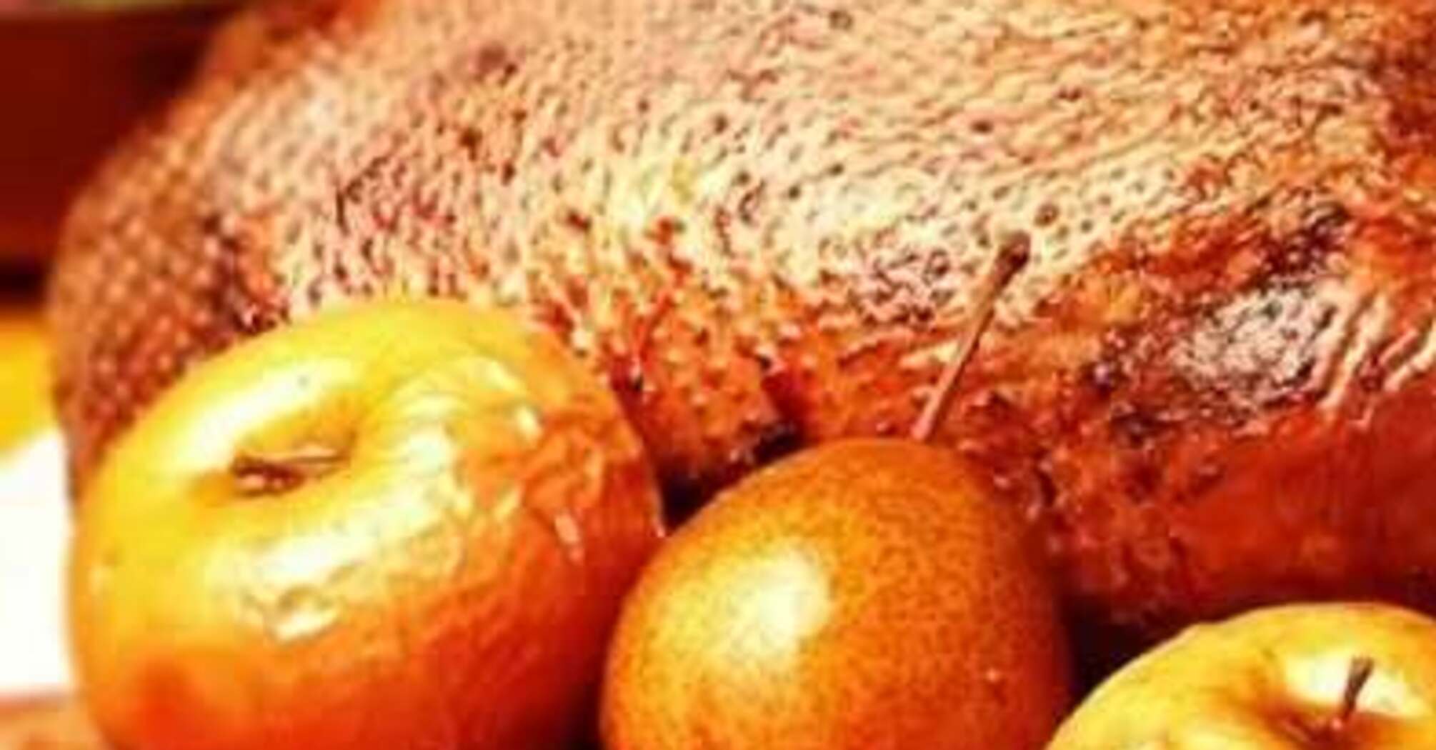 Качка з яблуками чи айвою