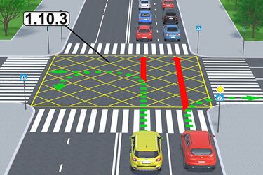 Не все об этом знают: что означает желтая сетчатая лента на перекрестке