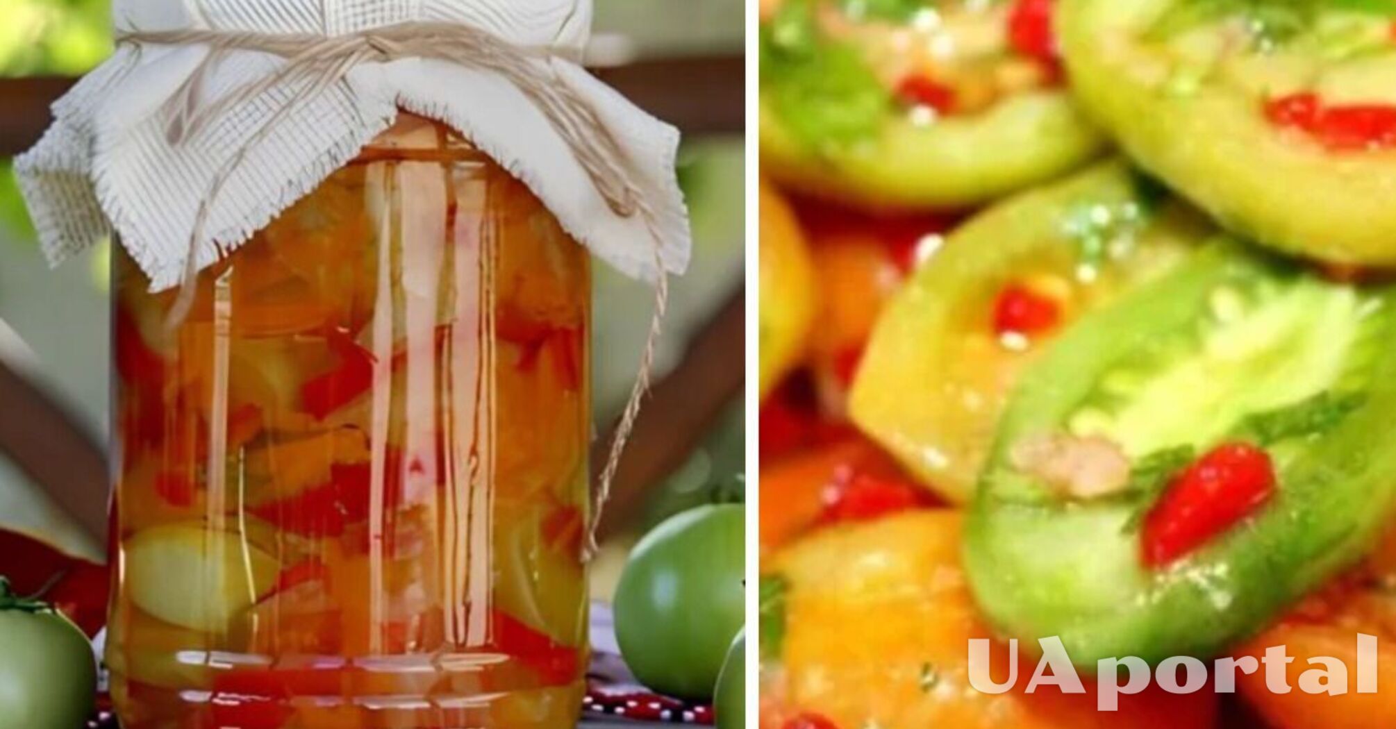 Салат охотничий из зеленых помидор на зиму