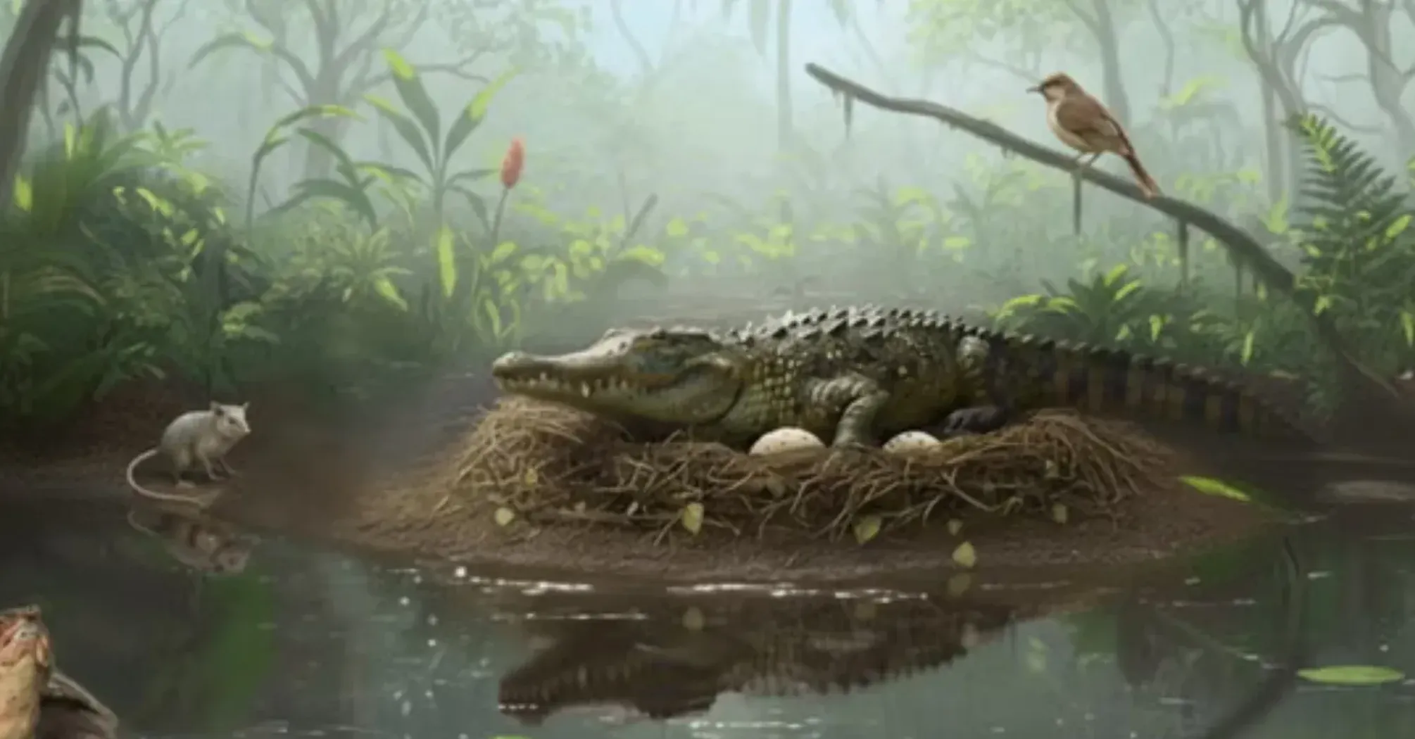 Стрибали з дерев на своїх жертв: в Австралії знайшли яйце крокодила віком 55 млн років (фото)  