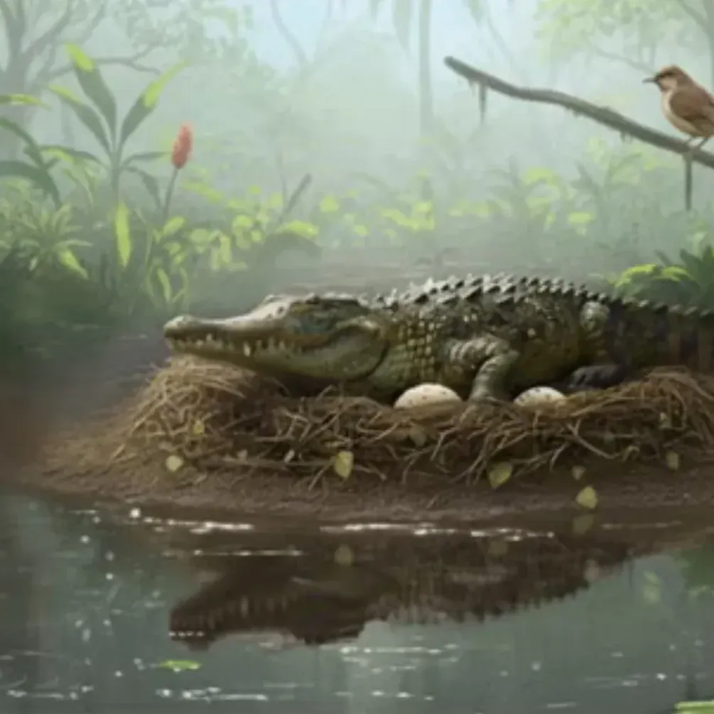 Стрибали з дерев на своїх жертв: в Австралії знайшли яйце крокодила віком 55 млн років (фото)