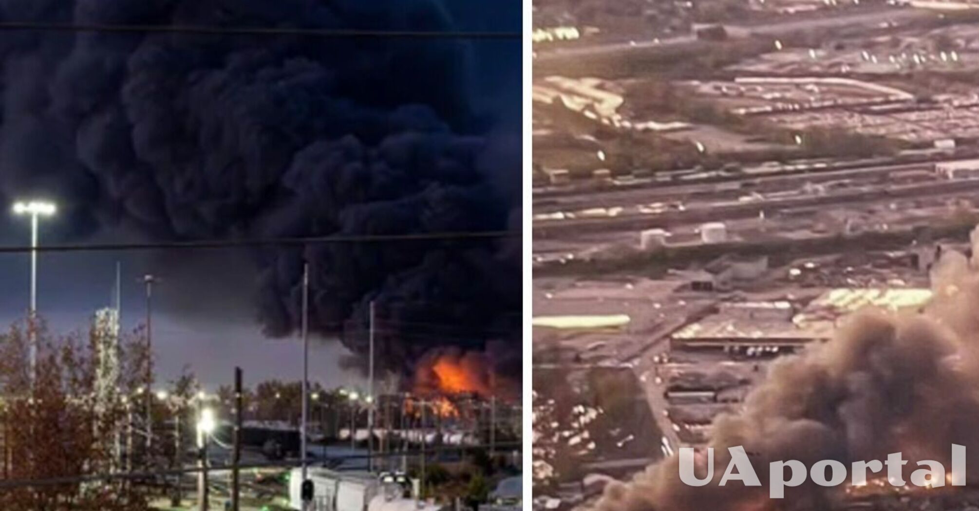 В США разбился военный самолет: есть раненые и трое погибших (фото)