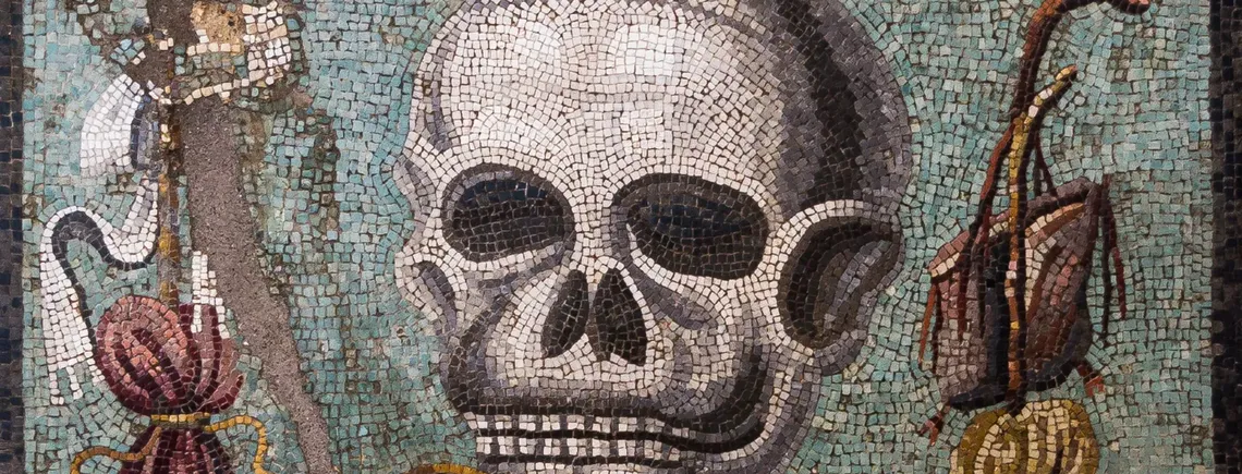 В Помпеях обнаружили мозаику с символом смерти: чем уникальна (фото)