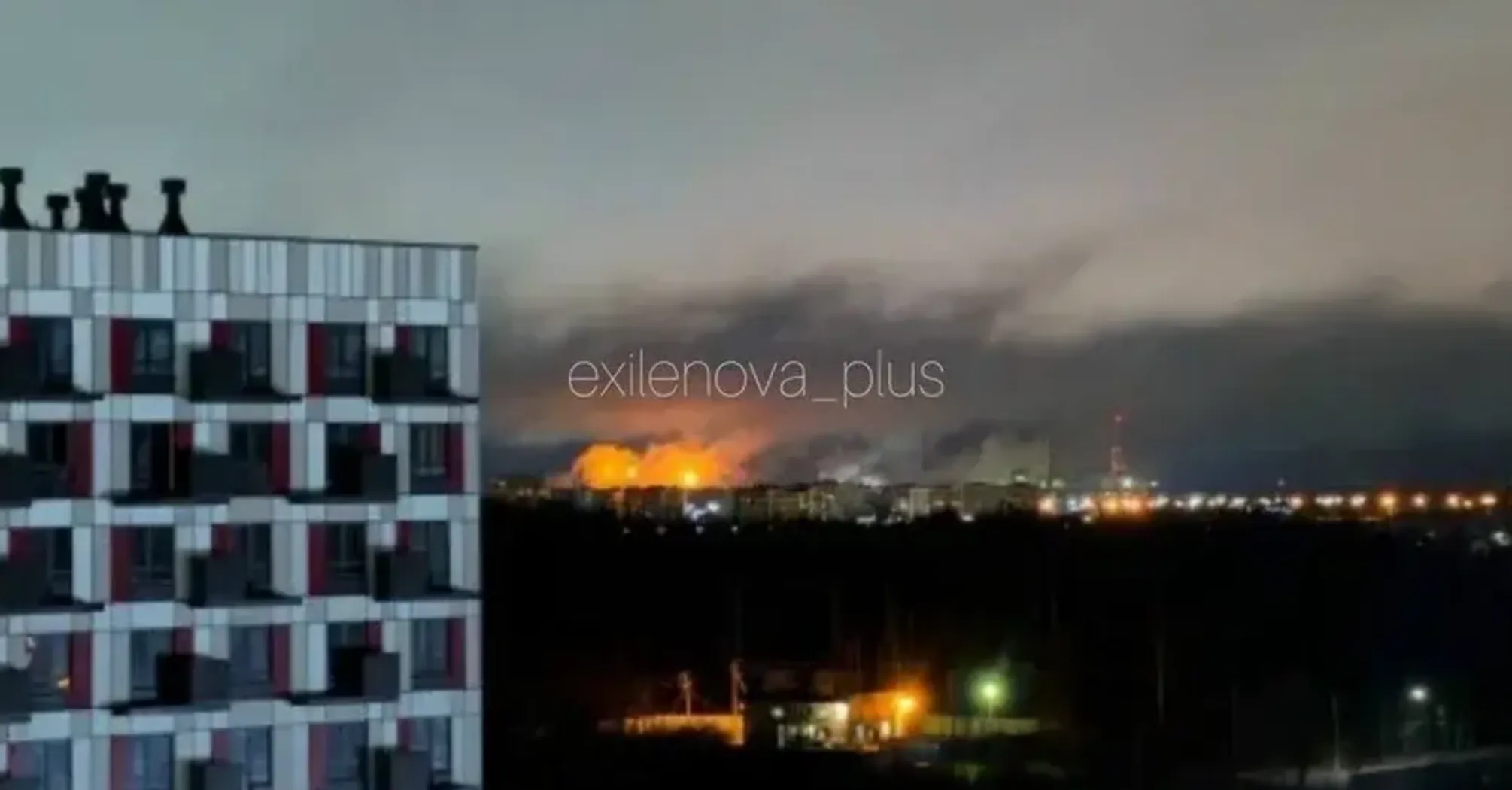 Дроны атаковали русский Великий Новгород: возник пожар на химзаводе (фото)