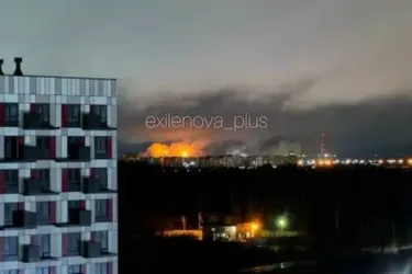 Дроны атаковали русский Великий Новгород: возник пожар на химзаводе (фото)
