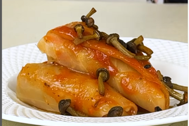 Постные голубцы с картофелем и грибами