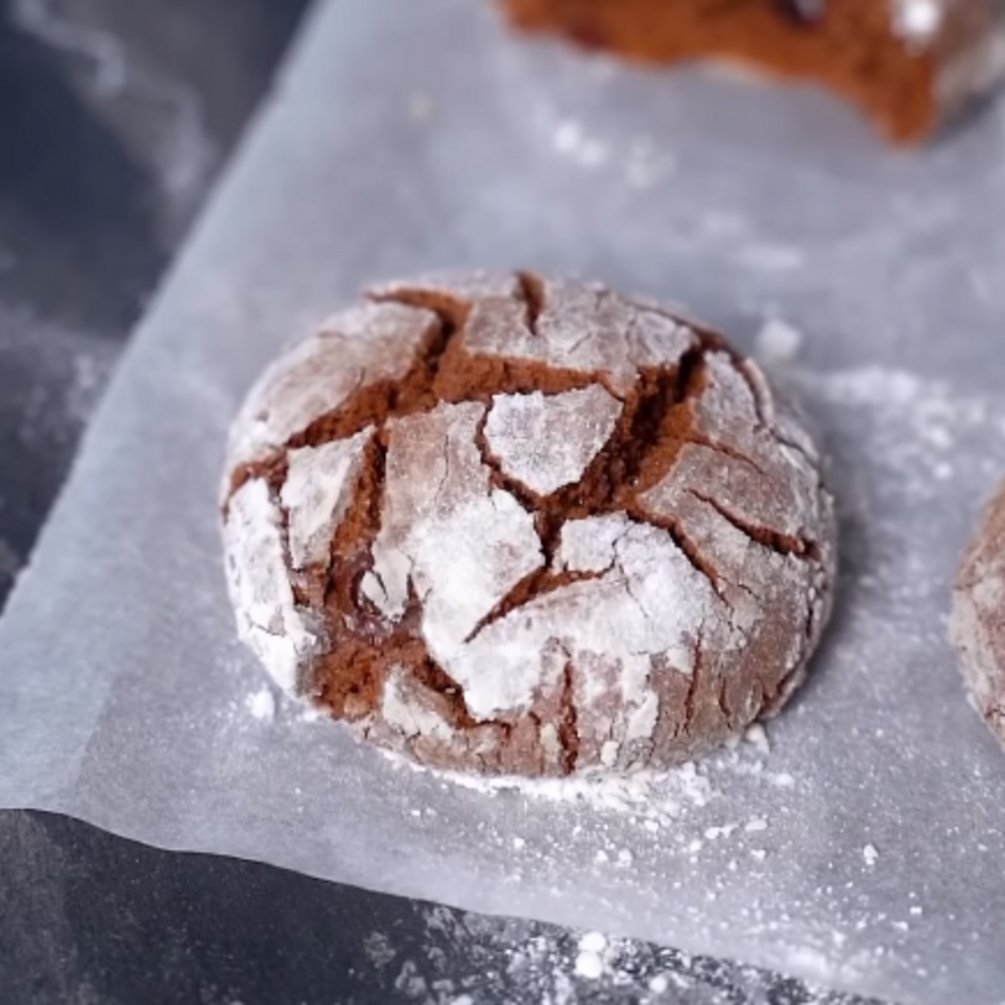 Very chocolate marble cookies