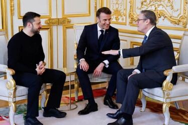 В Париже состоялись переговоры Зеленского, Стармера и Макрона 27 марта: работали над планом отправки тысяч военных в Украину