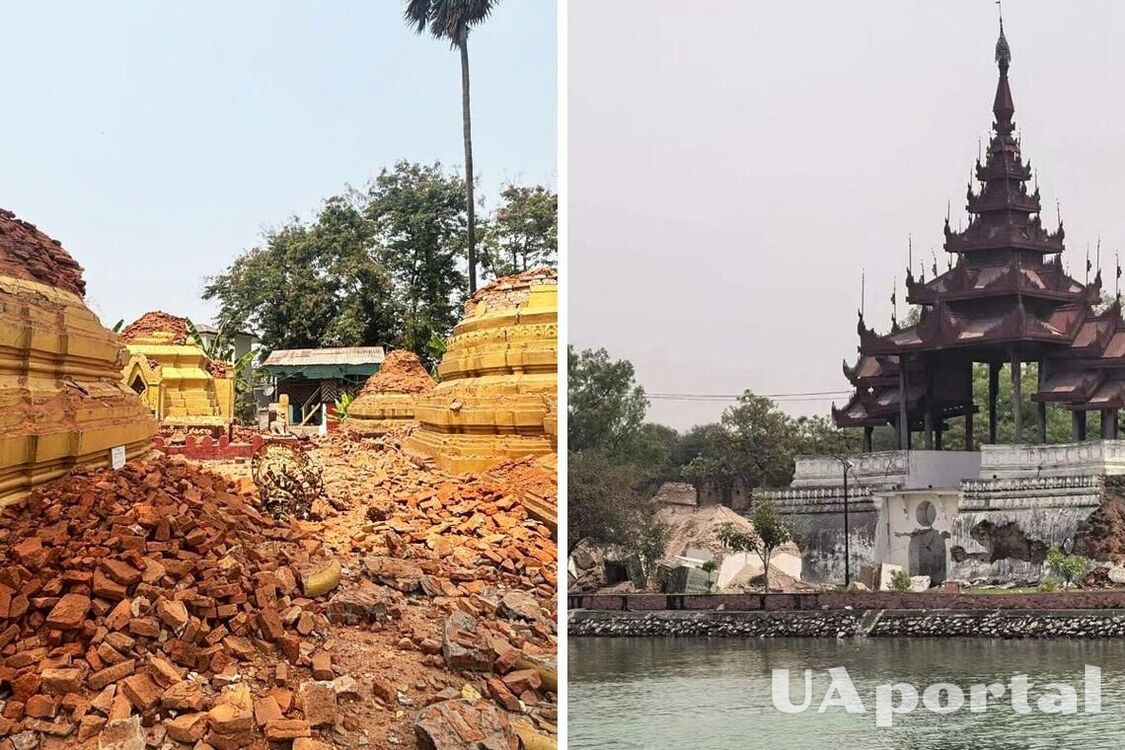 В Мьянме произошло мощное землетрясение: разрушены многоэтажки и храмы, 20 человек погибли, 200 ранены (фото)