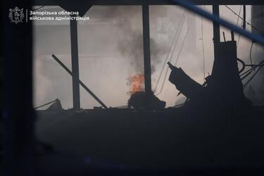 РФ атаковала шахедами Запорожье и область: произошел пожар на предприятии, повреждены жилые дома (фото)