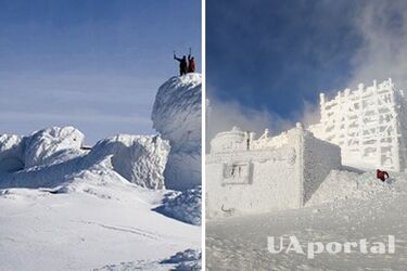 На горі Піп Іван температура впала до -18°C - ДСНС