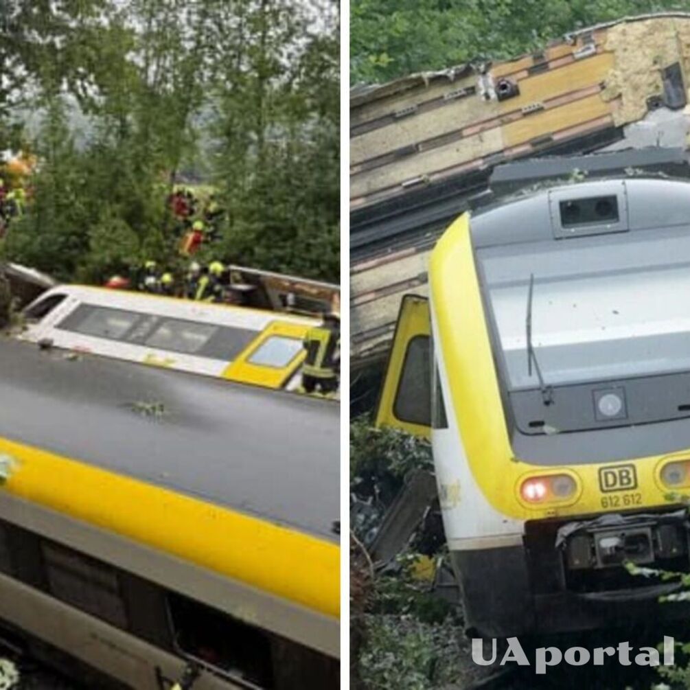 В Германии пассажирский поезд сошел с рельсов: есть погибшие и раненые (фото)