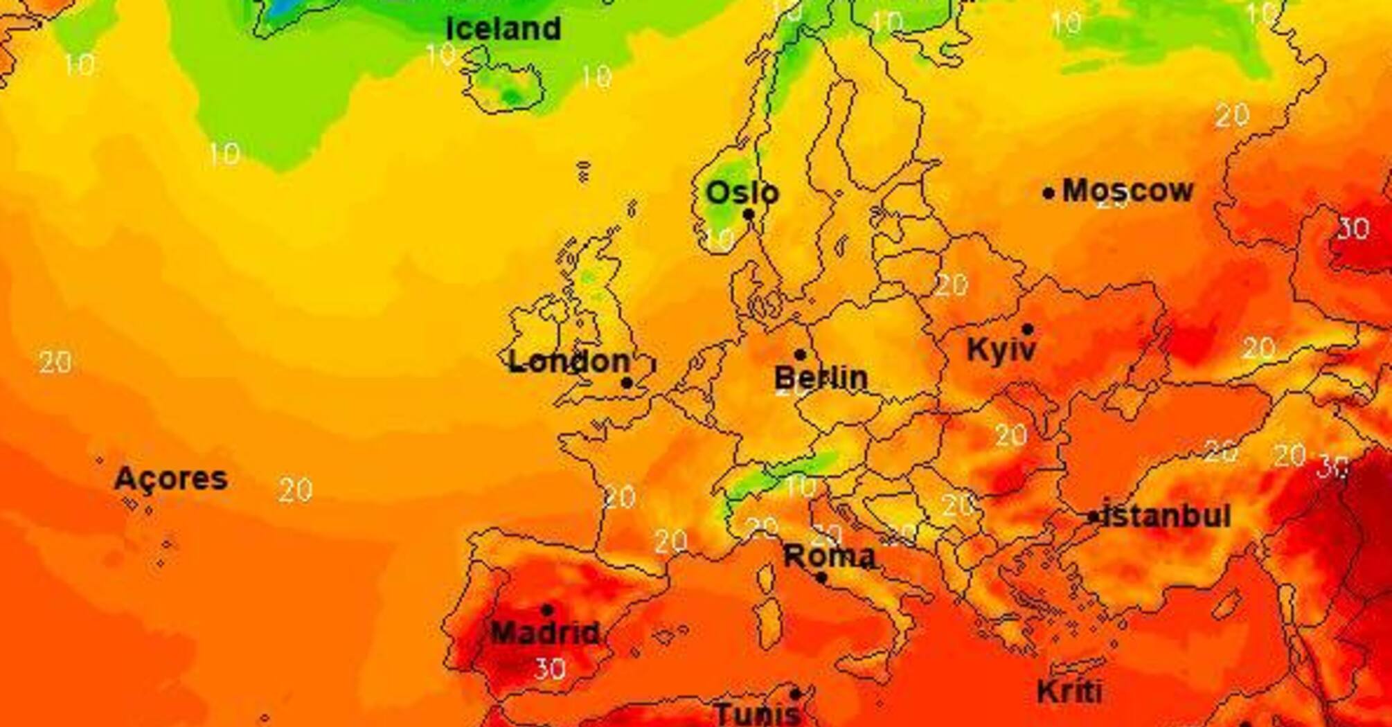 Украина стала одной из самых жарких стран Европы: прогноз погоды на конец лета