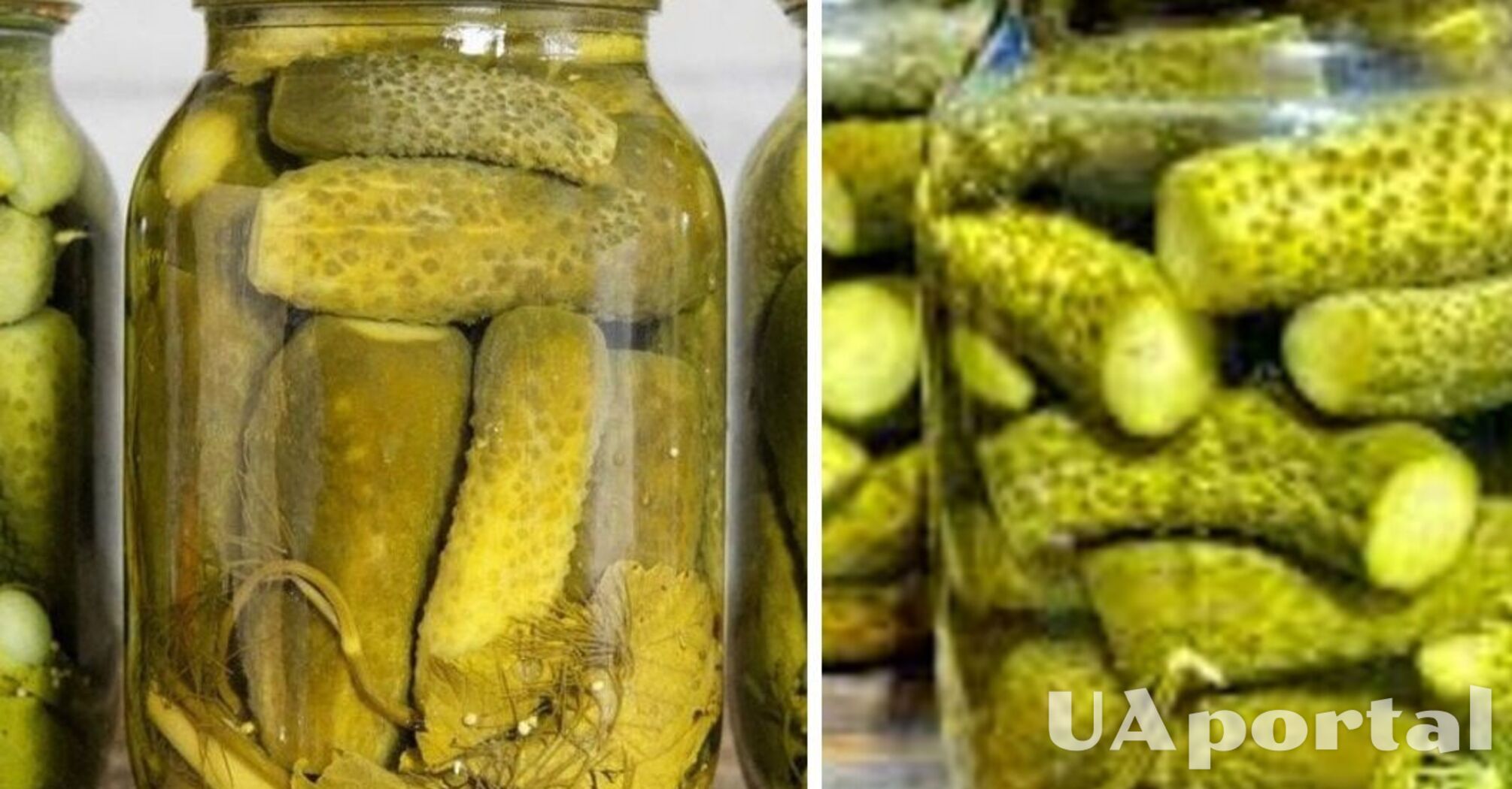 Консервированные огурцы в тёртых огурцах