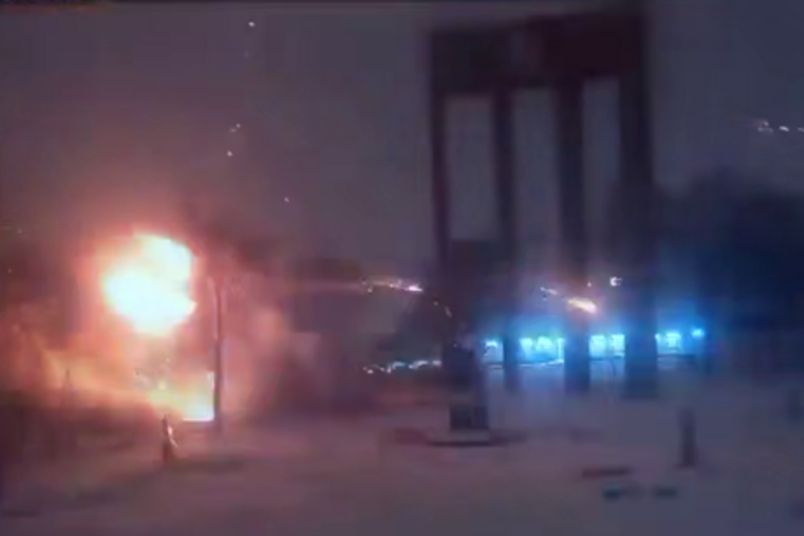 Російські дрони атакували Львів: є влучання у дитячий майданчик в центрі міста (фото, відео)