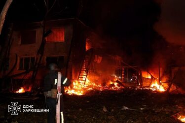 Российская армия атаковала 'Бандеролями' Харьков: повреждены жилые дома, есть погибший и раненые (фото)