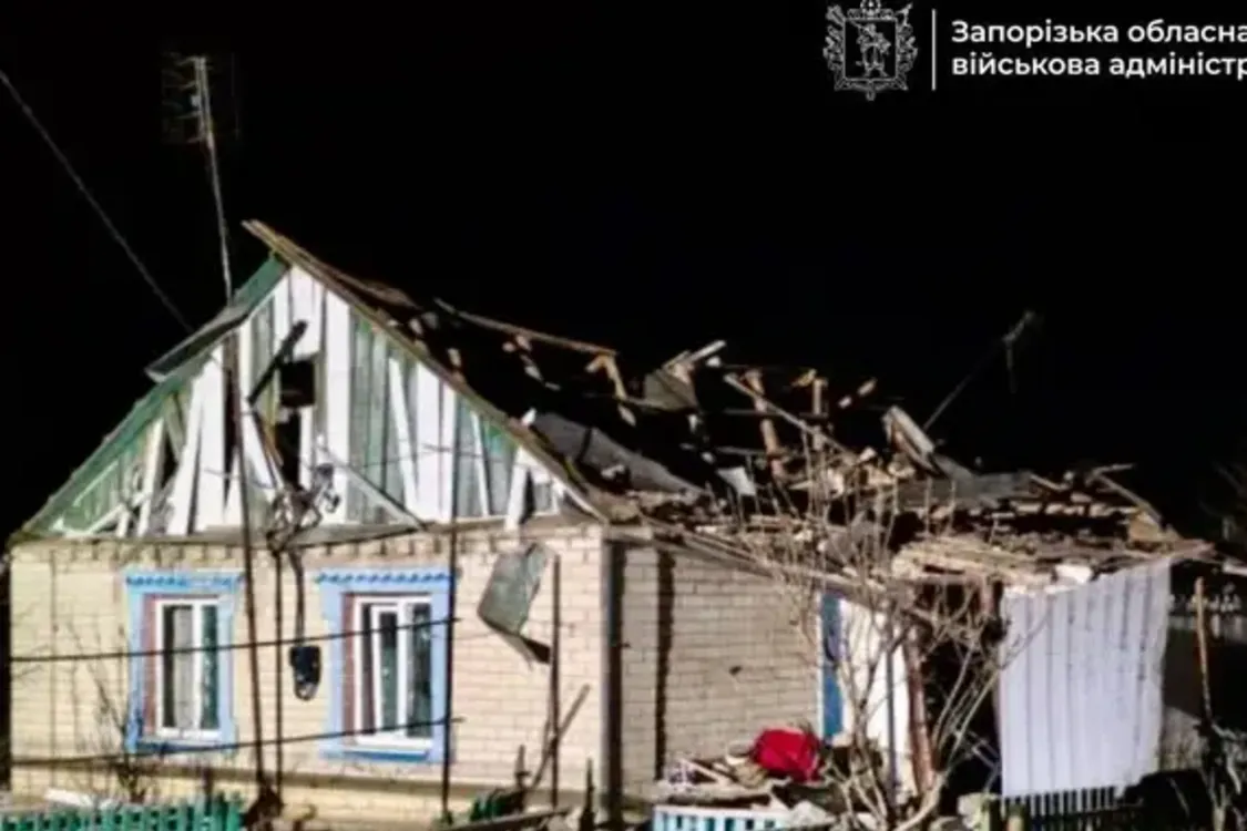 Російські дрони атакували Вільнянськ на Запоріжжі: є поранені, серед них дитина (фото)