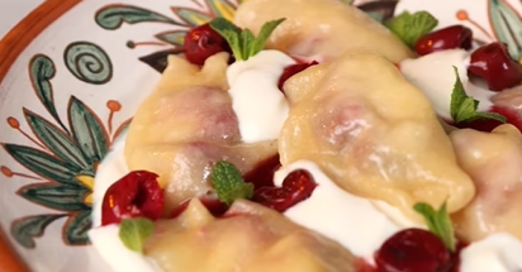 Вареники с вишней как у бабушки