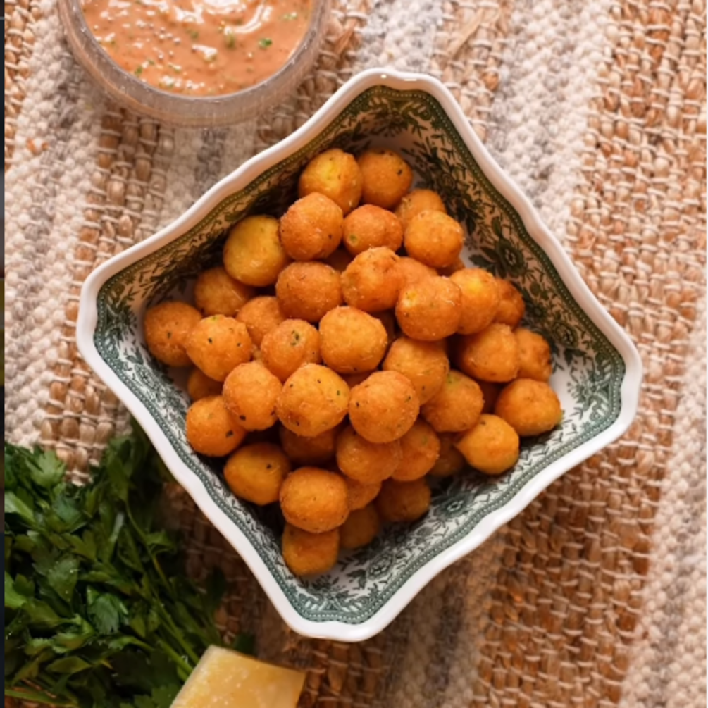 Картофельные шарики с сыром или ленивые крокеты