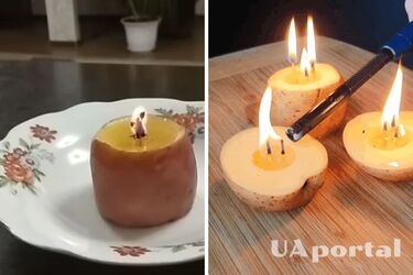 Горітиме весь день: як зробити свічку з картоплі