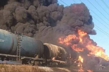 'Бамбілі Дамбас': як горить догорає техніка ворожа