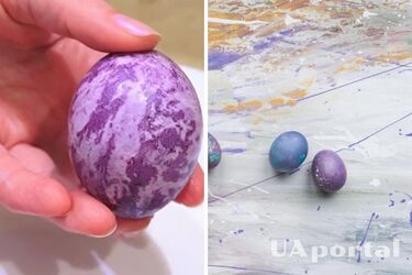 Від бузкового до фіолетового: простий спосіб фарбування яєць на Великдень вдома