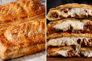 Сочные слойки с фаршем: рецепт