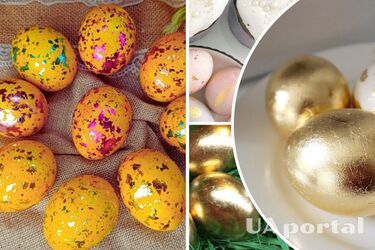 Як зробити 'золоті' крашанки до Великодня