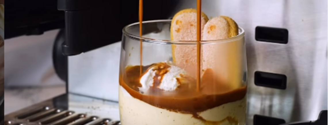 Афогато аль тирамису: десерт с мороженым