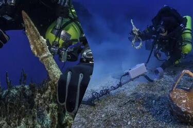 В Греции обнаружили древний затонувший корабль в возрасте 2000 лет (фото)