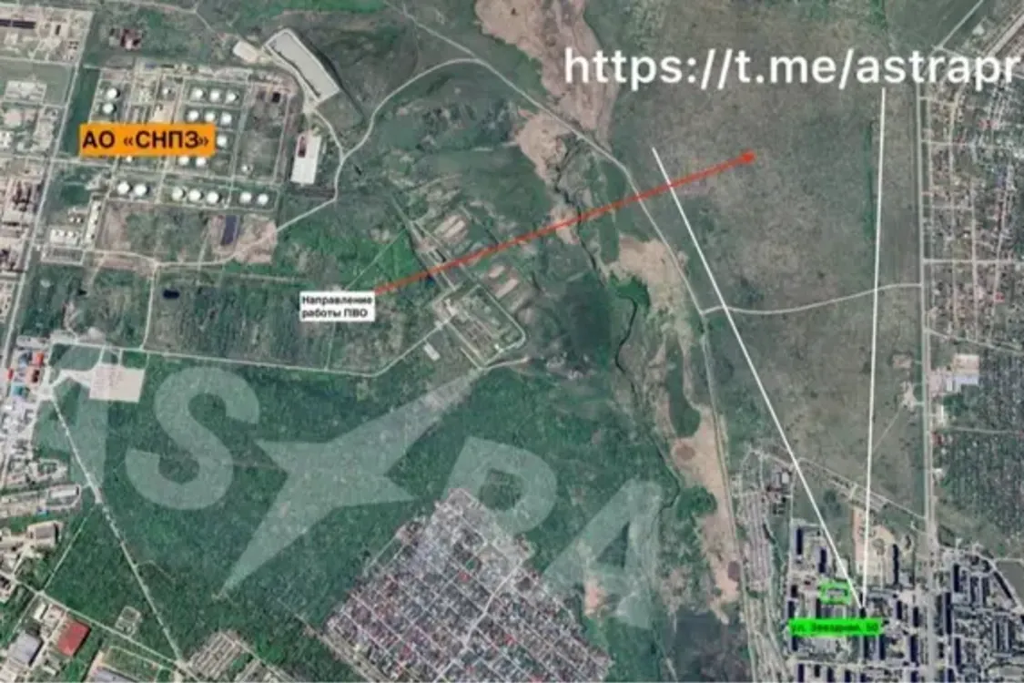 Дроны атаковали российскую Сызрань: есть попадание в НПЗ (фото, видео)