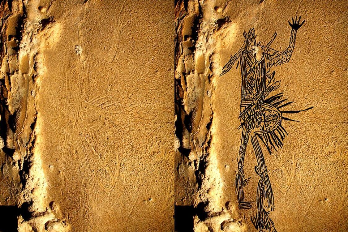 Археологи знайшли в печері Алабами наскельний малюнок довжиною три метри: як виглядає (фото)