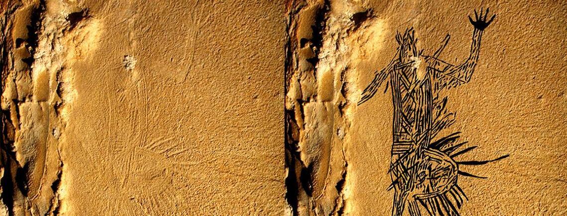 Археологи знайшли в печері Алабами наскельний малюнок довжиною три метри: як виглядає (фото)