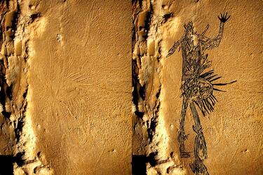 Археологи знайшли в печері Алабами наскельний малюнок довжиною три метри: як виглядає (фото)