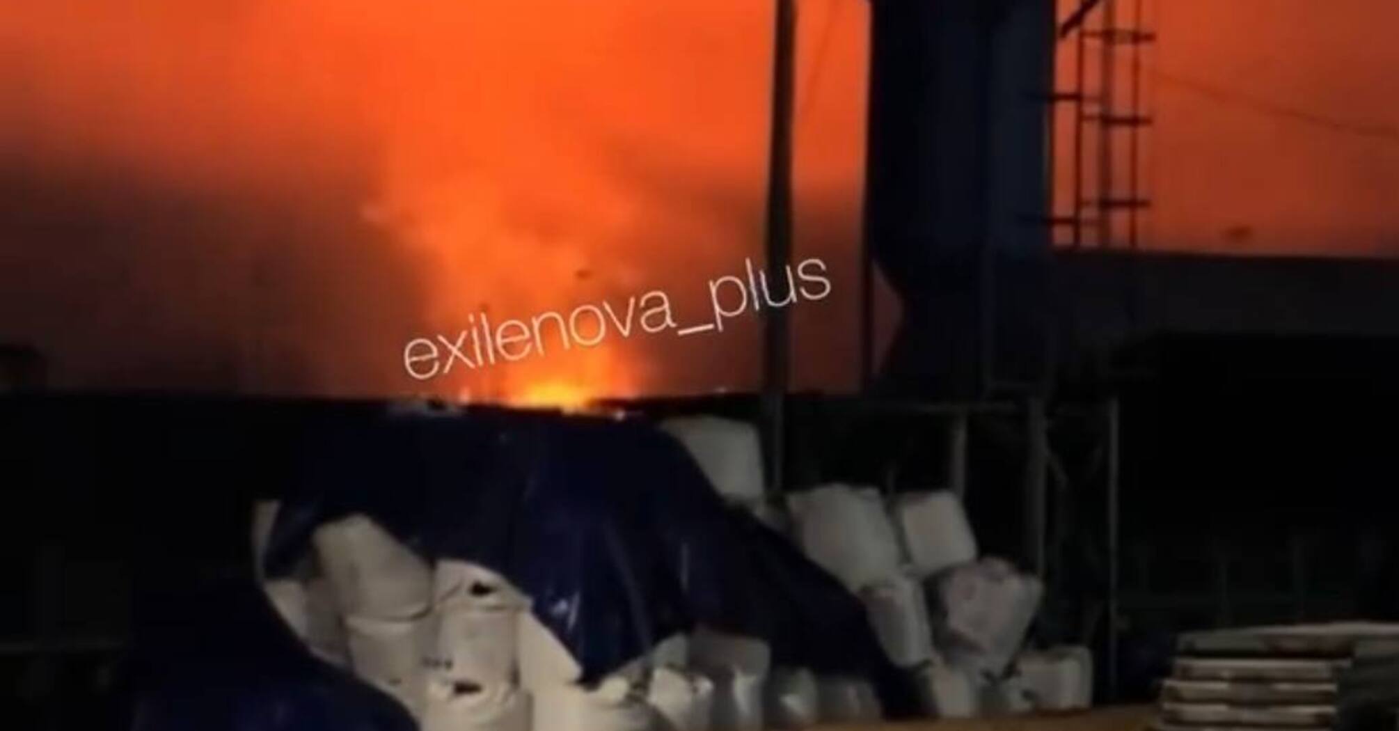 Дроны атаковали Ленинградскую область России: поврежден порт Усть-Луга (фото, видео)