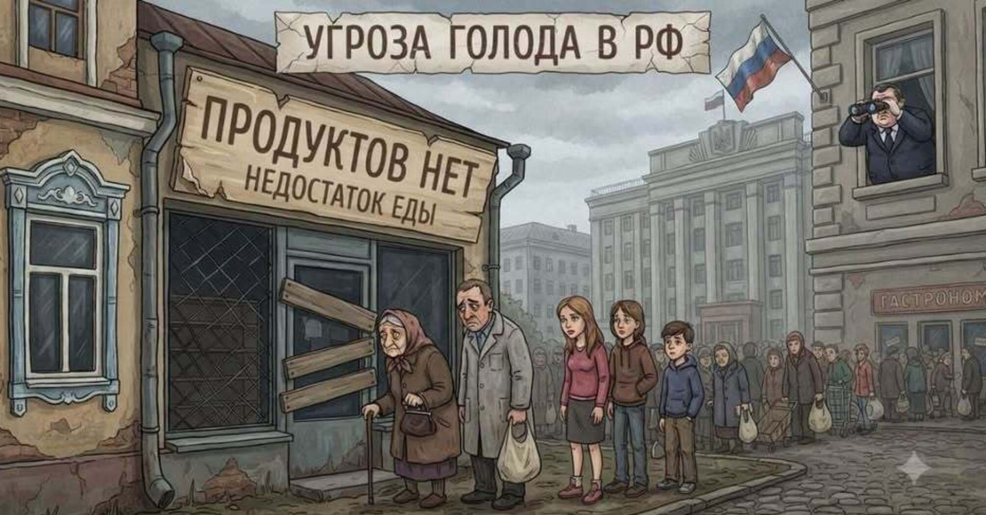 В Росії очікується голод?