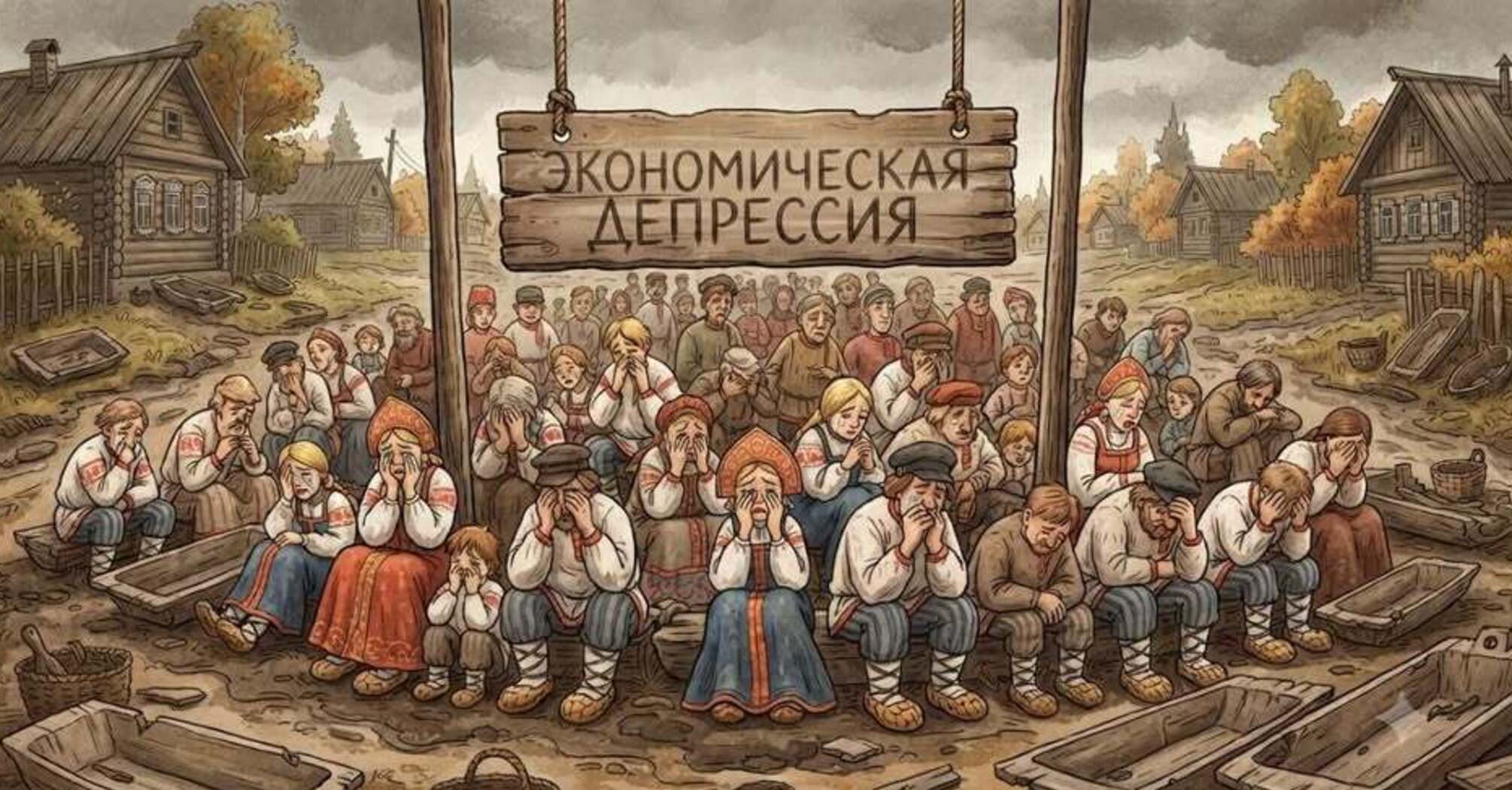 Россияне впали в потребительскую депрессию