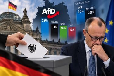 AfD набрала 30% у двох опитуваннях, ХДС/ХСС — на мінімумі